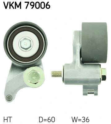 Tensioner Pulley, timing belt (VKM 79006)
