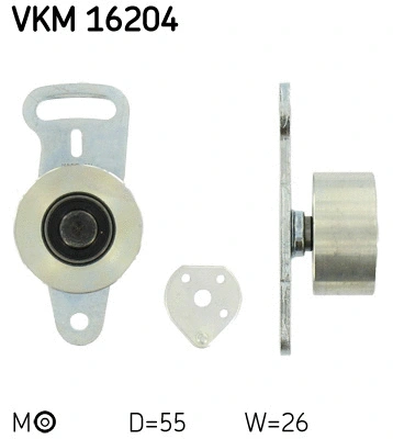 Tensioner Pulley, timing belt (VKM 16204)