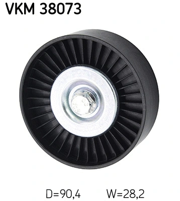 Deflection/Guide Pulley, V-ribbed belt