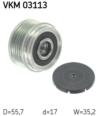 Alternator Freewheel Clutch (VKM 03113)