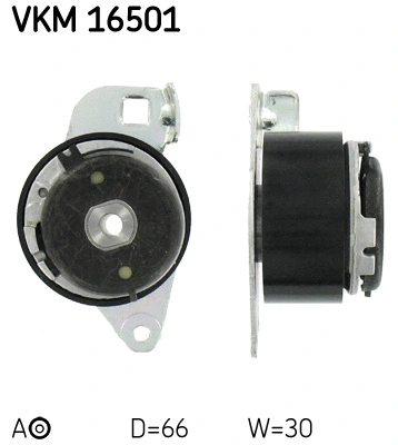 Tensioner Pulley, timing belt (VKM 16501)