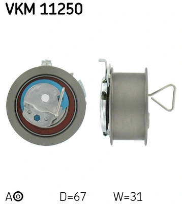 Tensioner Pulley, timing belt (VKM 11250)