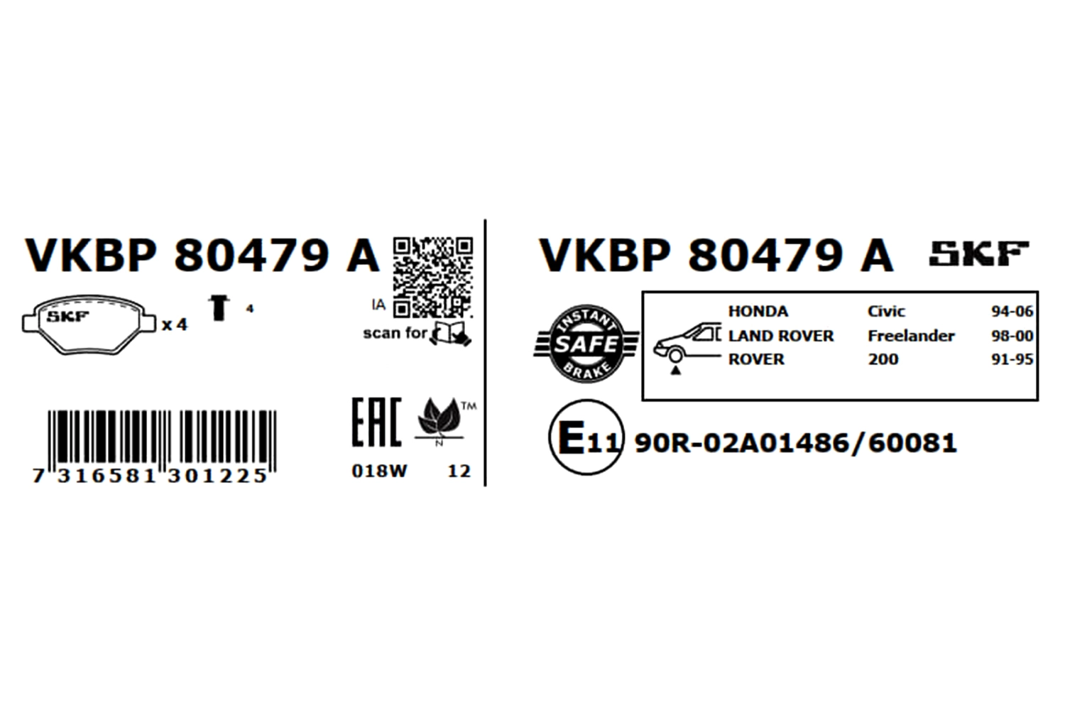 Brake Pad Set, disc brake