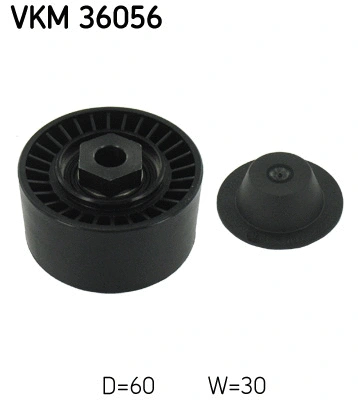 Tensioner Pulley, V-ribbed belt (VKM 36056)