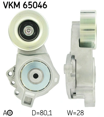 Tensioner Pulley, V-ribbed belt (VKM 65046)