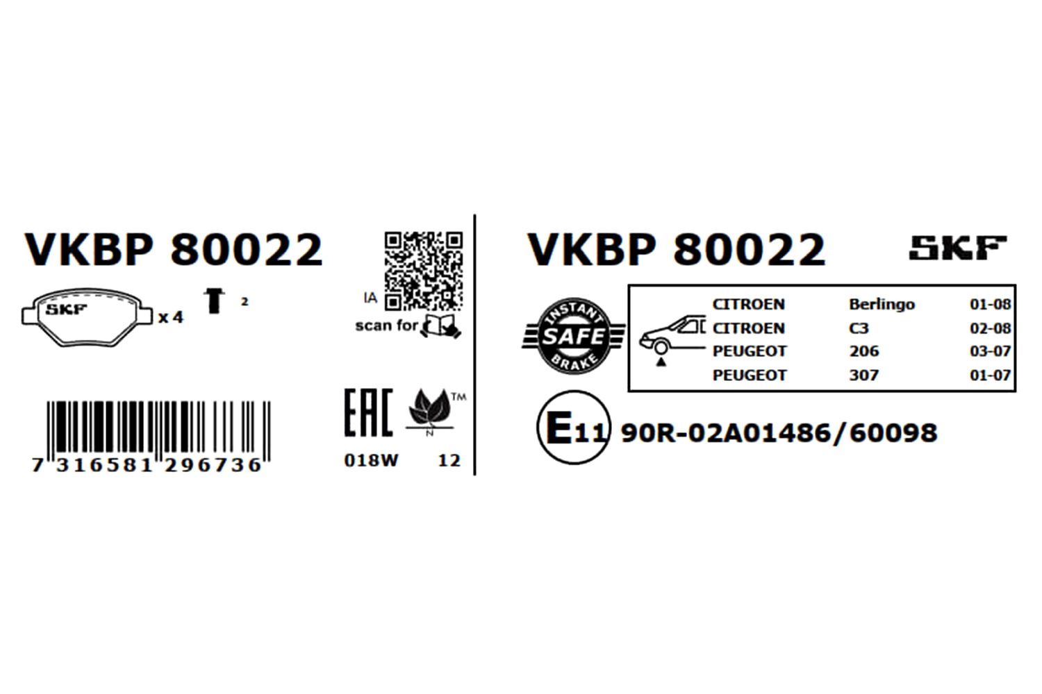 Brake Pad Set, disc brake