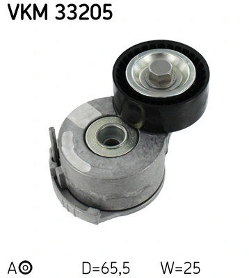 Tensioner Pulley, V-ribbed belt (VKM 33205)