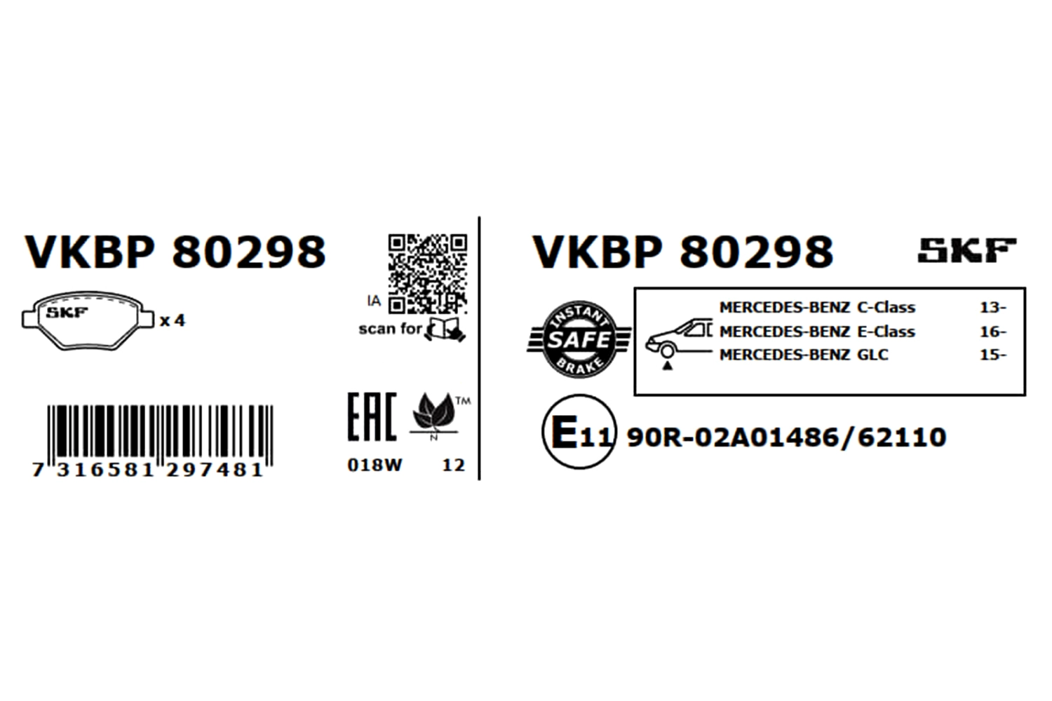 Brake Pad Set, disc brake