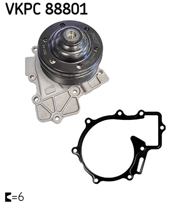 Water Pump, engine cooling (VKPC 88801)