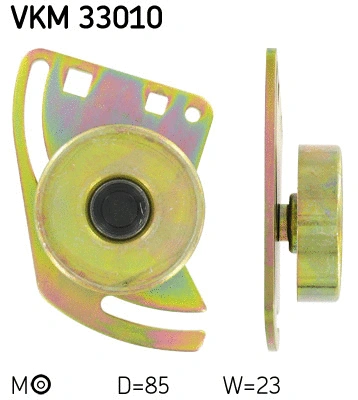 Tensioner Pulley, V-ribbed belt (VKM 33010)