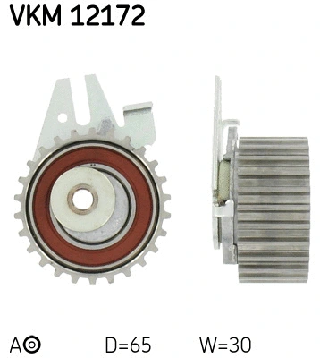 Tensioner Pulley, timing belt (VKM 12172)