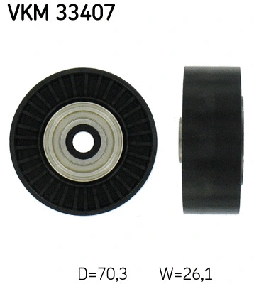 Deflection/Guide Pulley, V-ribbed belt (VKM 33407)