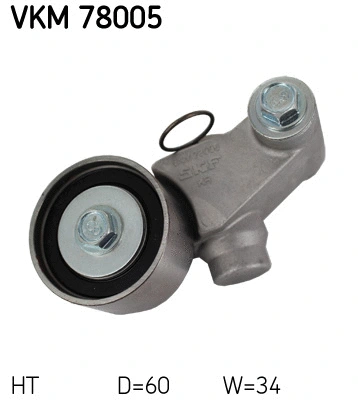 Tensioner Pulley, timing belt (VKM 78005)