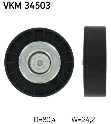 Deflection/Guide Pulley, V-ribbed belt (VKM 34503)