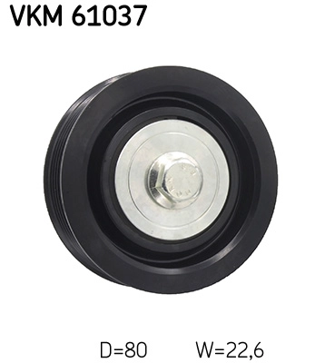 Deflection/Guide Pulley, V-ribbed belt