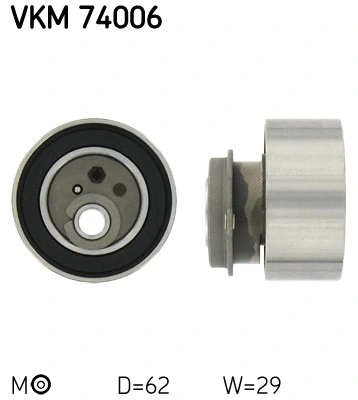 Tensioner Pulley, timing belt (VKM 74006)