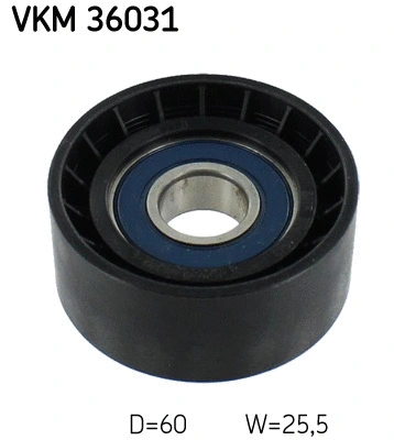 Deflection/Guide Pulley, V-ribbed belt (VKM 36031)