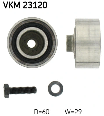 Deflection/Guide Pulley, timing belt (VKM 23120)