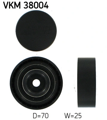 Deflection/Guide Pulley, V-ribbed belt (VKM 38004)
