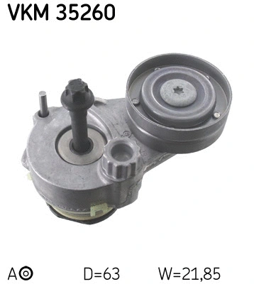 Tensioner Pulley, V-ribbed belt (VKM 35260)