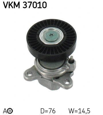 Tensioner Pulley, V-ribbed belt (VKM 37010)