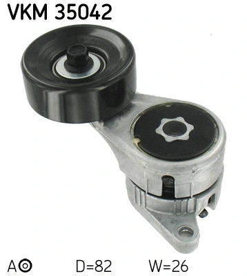 Tensioner Pulley, V-ribbed belt (VKM 35042)