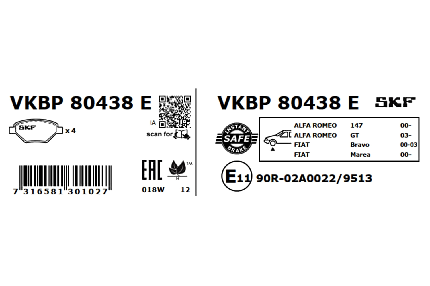Brake Pad Set, disc brake