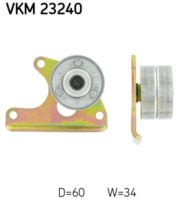 Deflection/Guide Pulley, timing belt (VKM 23240)