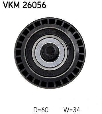 Deflection/Guide Pulley, timing belt