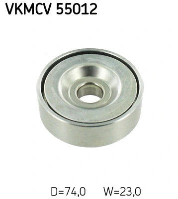 Deflection/Guide Pulley, V-ribbed belt (VKMCV 55012)