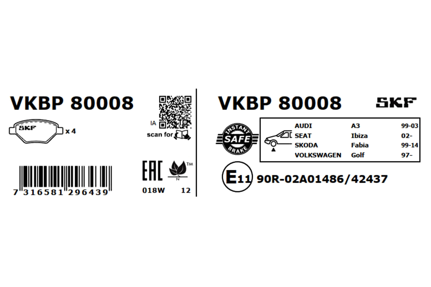 Brake Pad Set, disc brake