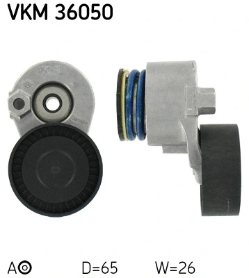 Tensioner Pulley, V-ribbed belt (VKM 36050)