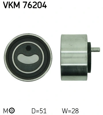 Tensioner Pulley, timing belt (VKM 76204)