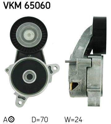 Tensioner Pulley, V-ribbed belt (VKM 65060)