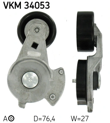 Tensioner Pulley, V-ribbed belt (VKM 34053)