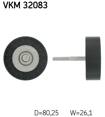 Deflection/Guide Pulley, V-ribbed belt (VKM 32083)