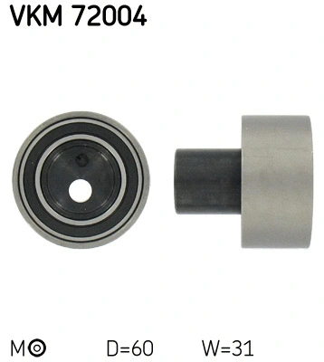 Tensioner Pulley, timing belt (VKM 72004)