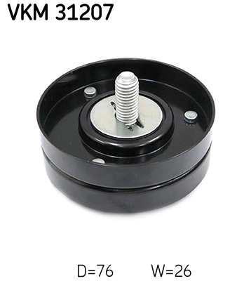 Deflection/Guide Pulley, V-ribbed belt