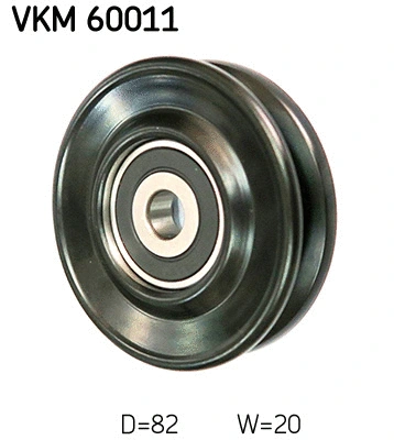 Deflection/Guide Pulley, V-belt