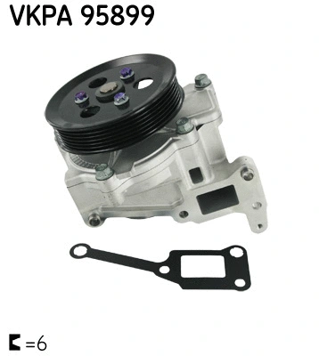 Water Pump, engine cooling (VKPA 95899)