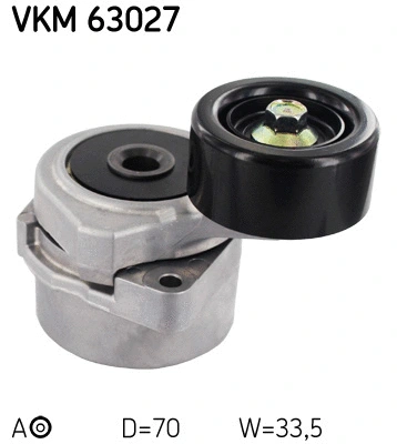 Tensioner Pulley, V-ribbed belt (VKM 63027)
