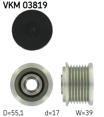 Alternator Freewheel Clutch (VKM 03819)