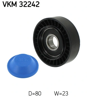 Deflection/Guide Pulley, V-ribbed belt (VKM 32242)
