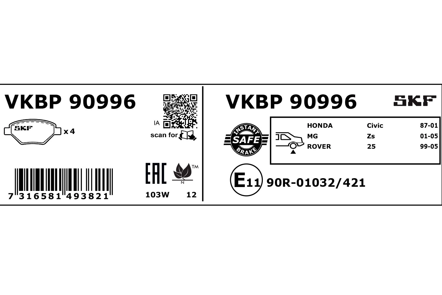 Brake Pad Set, disc brake