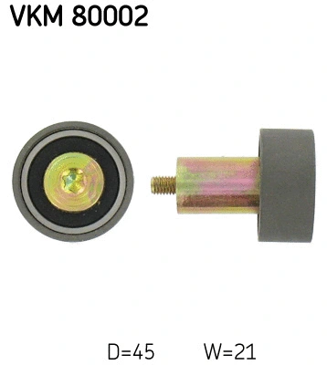 Deflection/Guide Pulley, timing belt (VKM 80002)