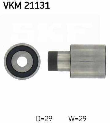 Deflection/Guide Pulley, timing belt (VKM 21131)