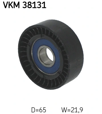 Deflection/Guide Pulley, V-ribbed belt (VKM 38131)
