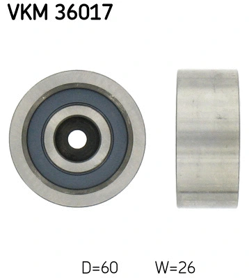 Deflection/Guide Pulley, V-ribbed belt (VKM 36017)