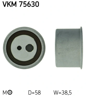 Tensioner Pulley, timing belt (VKM 75630)