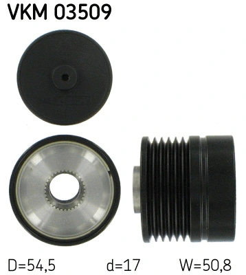 Alternator Freewheel Clutch (VKM 03509)